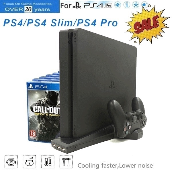 playstation 4 dual charging and cooling stand
