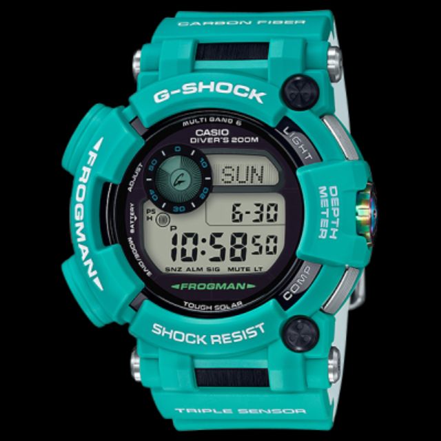 g shock frogman blue