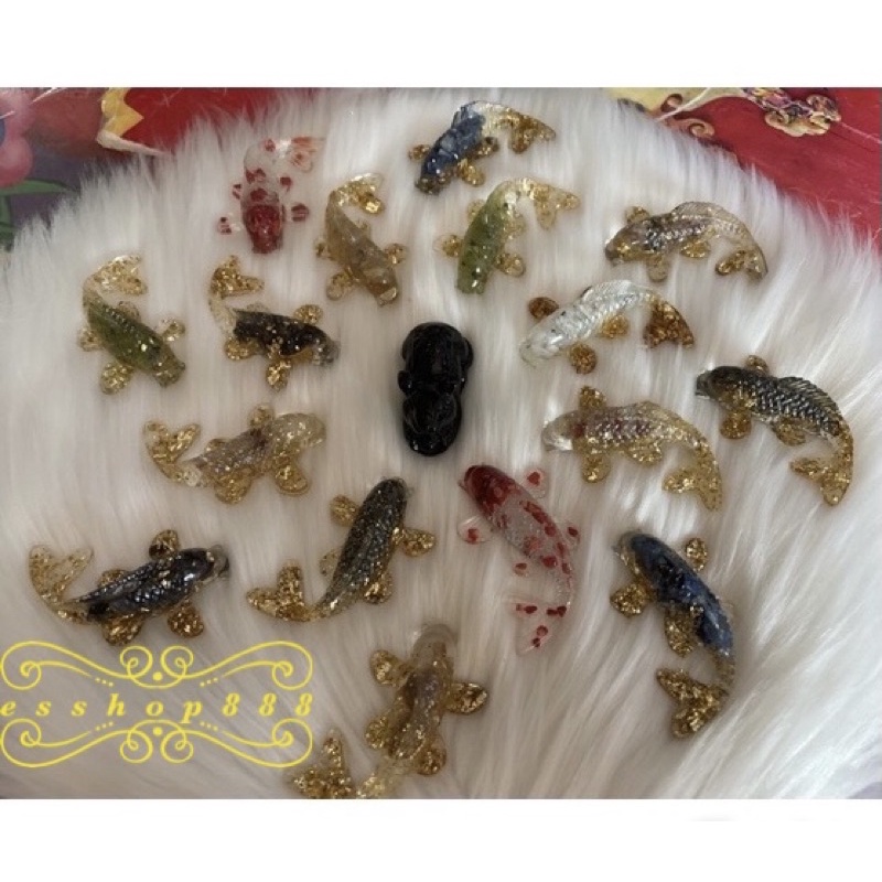 【现货】奥根风水鲤鱼水晶摆件 (能量满满) Orgonite Feng Shui Carp Crystal Ornaments 1pcs