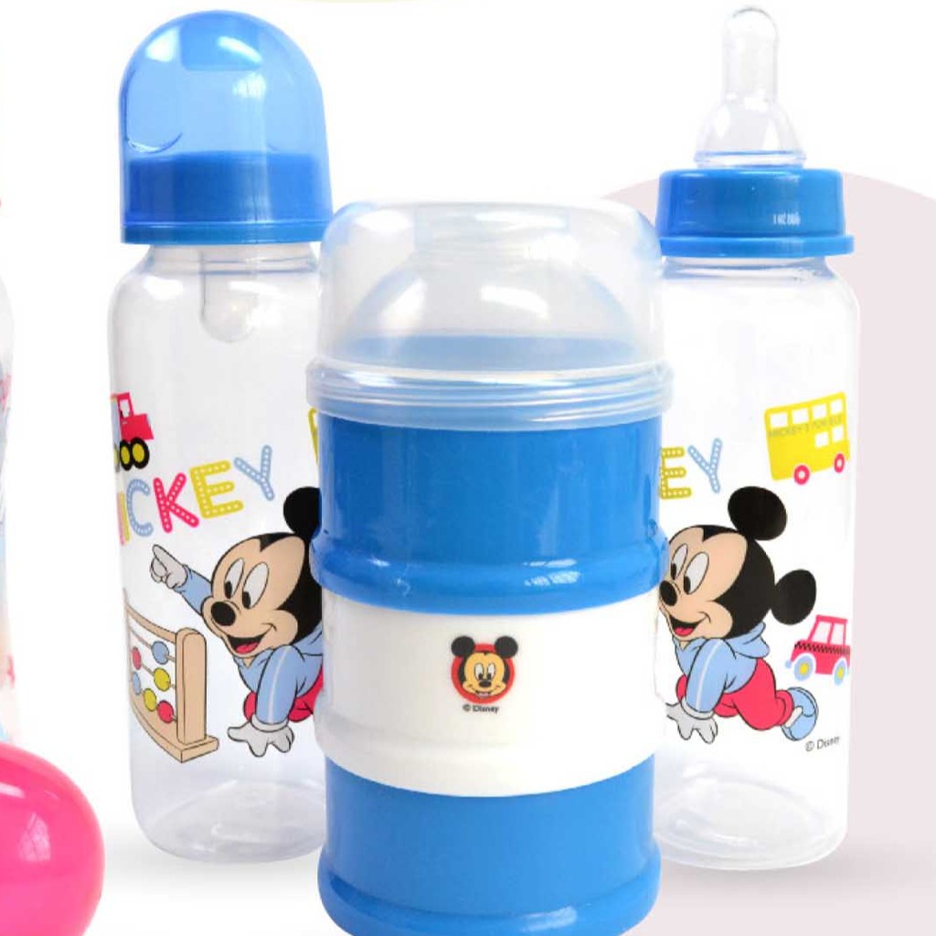 Botol Susu Bayi + Bekas Susu Tepung Bayi Baby Anakku Disney 3pcs ...