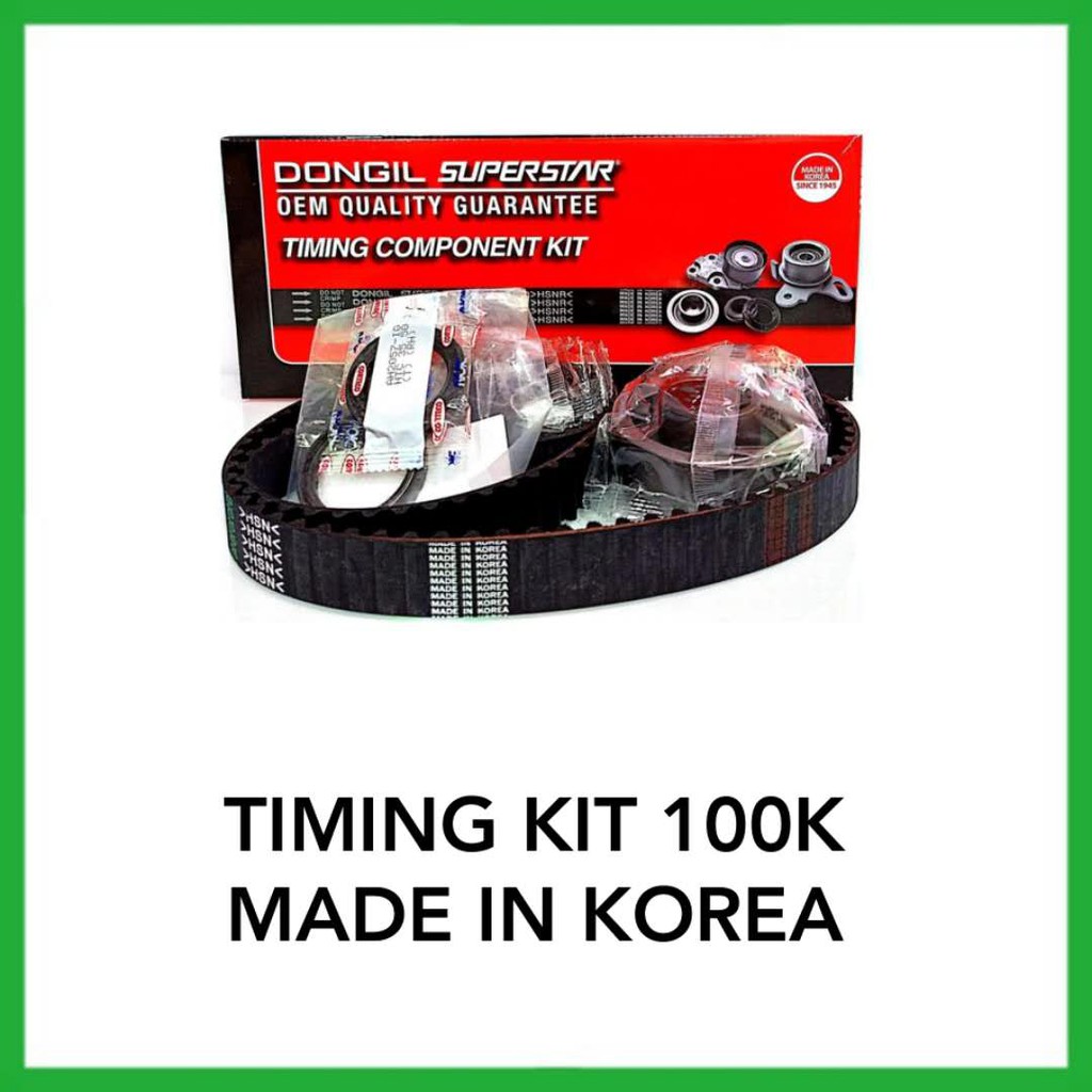 PERODUA VIVA 660 KANCIL TURBO L5 TIMING KIT 100K 106Teeth 