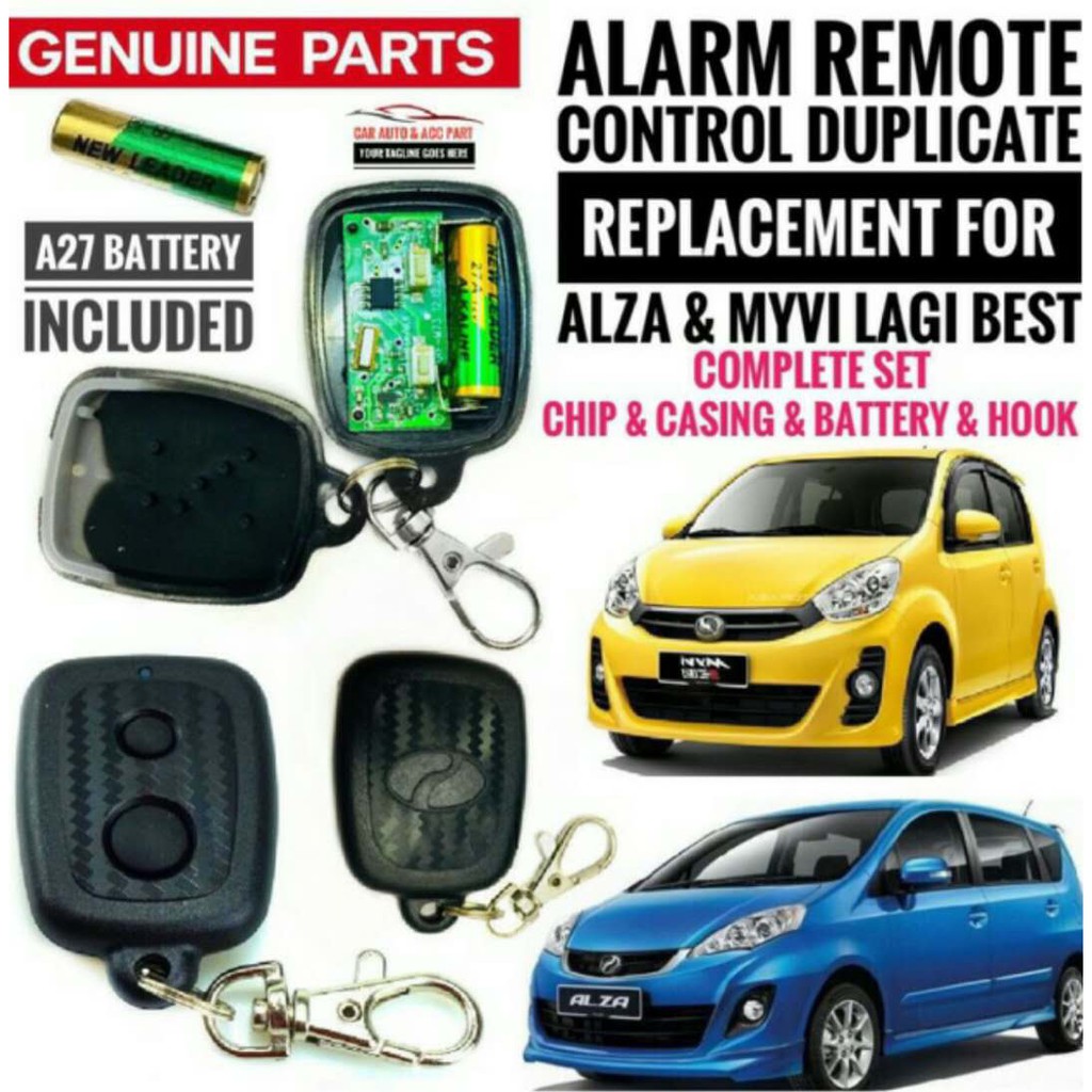 Alarm Remote Control Alza Myvi Lagi Best OEM Duplicate Replacement