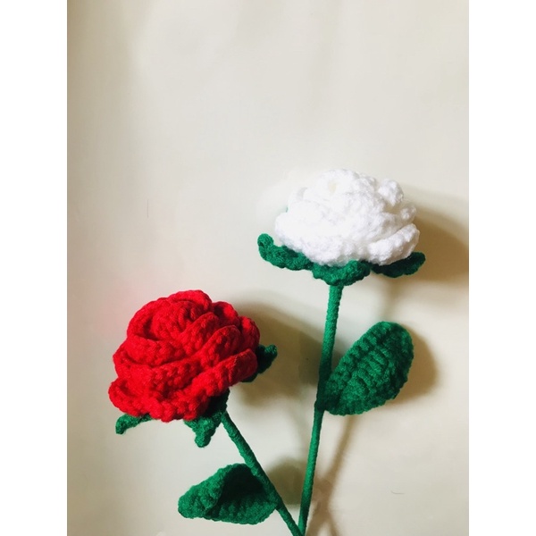 Crochet Rose / Crochet Roses Bouquet / Bunga Ros Kait / Bunga Ros Kait ...