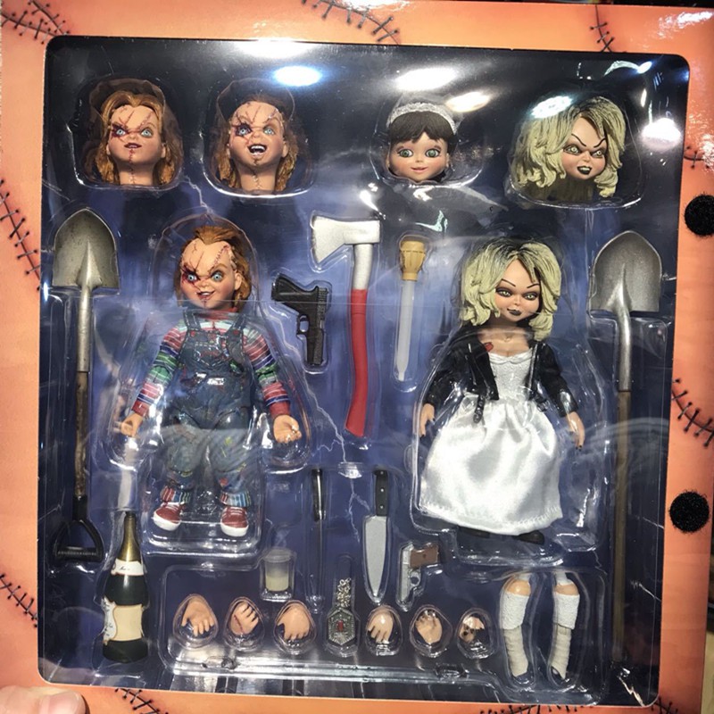 chucky and tiffany figures