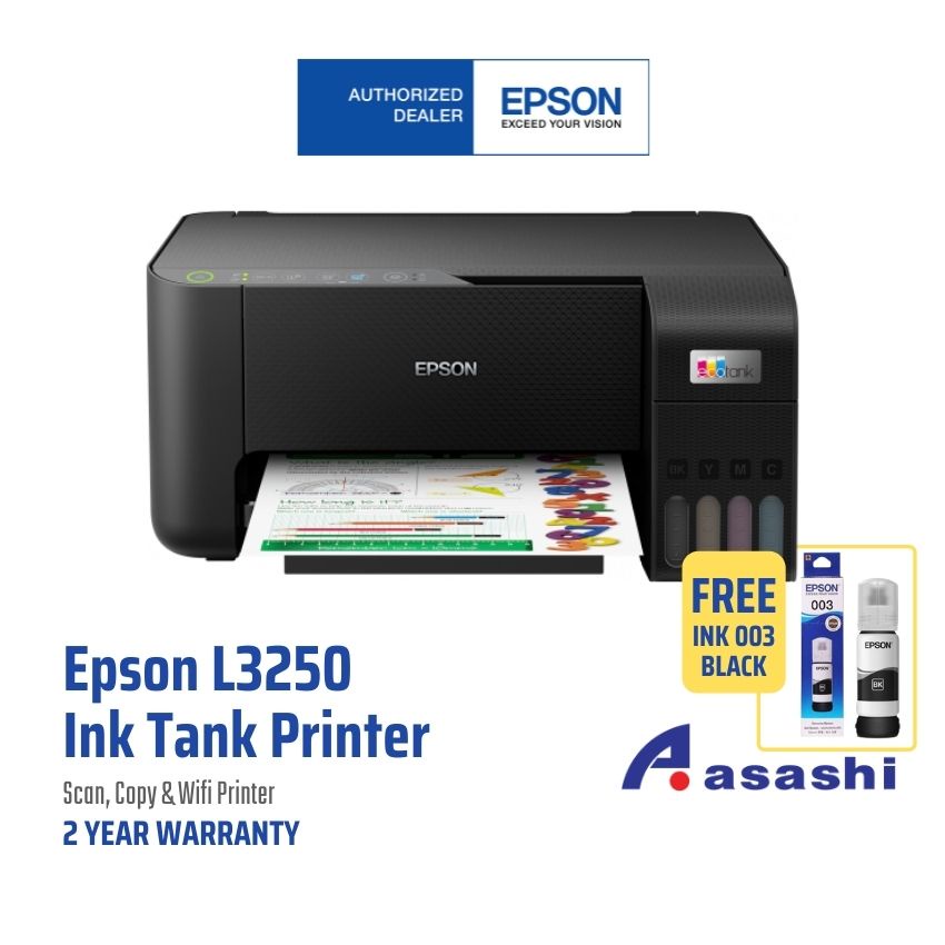 Epson L3250 Ink Tank Print, Scan, Copy & Wifi Printer (Warranty 1Years