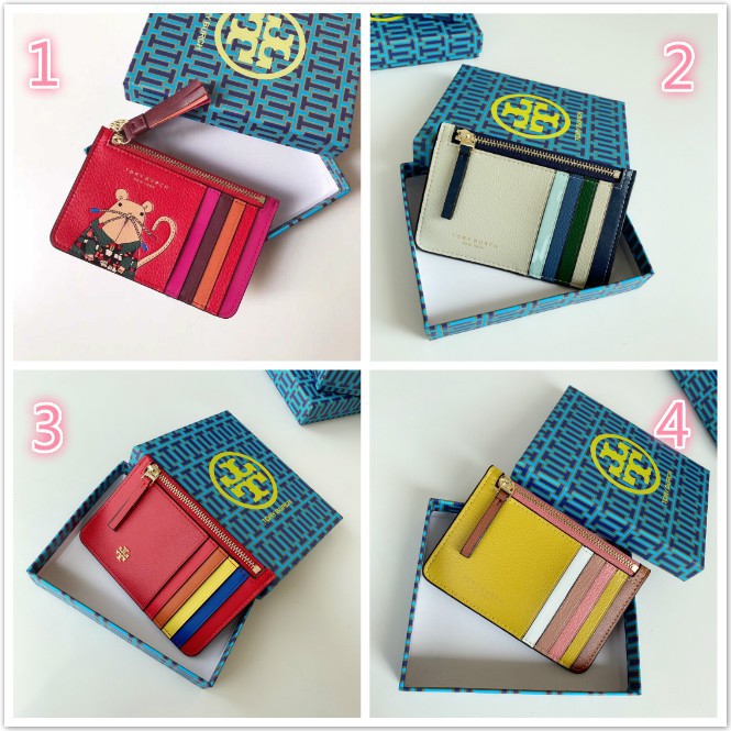 NEW！Tory Burch card holder / coin pouch /Chinese zodiac leather card holder  4 colors rE3w | Shopee Malaysia