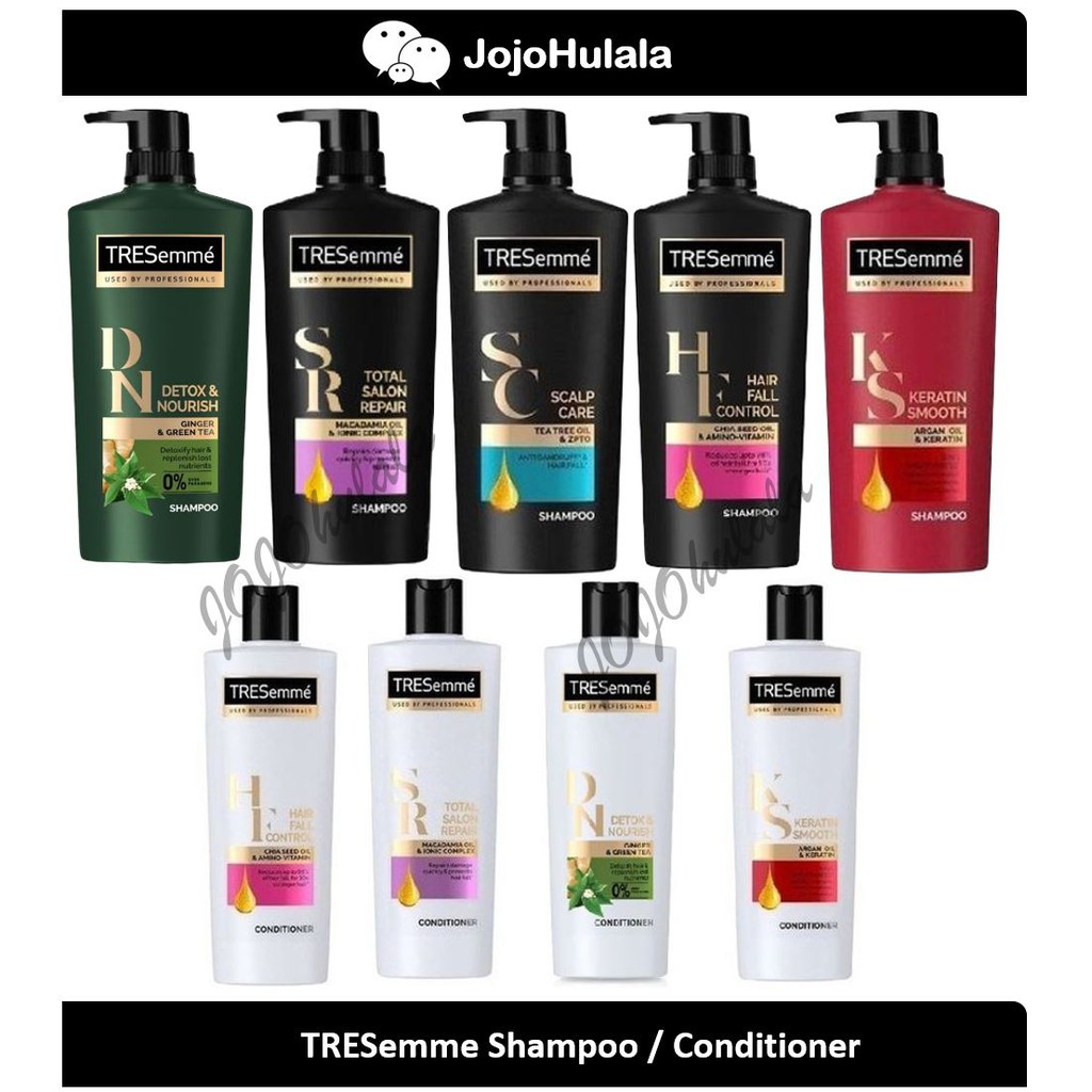 Tresemme Shampoo Keratin Smooth Scalp Care Hair Fall Control Total