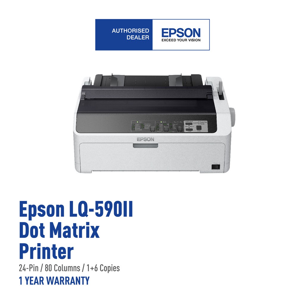 Epson Lq 590ii Impact Printer New Stock Shopee Malaysia 1958