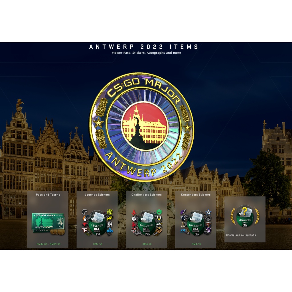 CSGO Antwerp 2022 Viewer Pass and Tokens [Pre Order 7 days] [CSGO