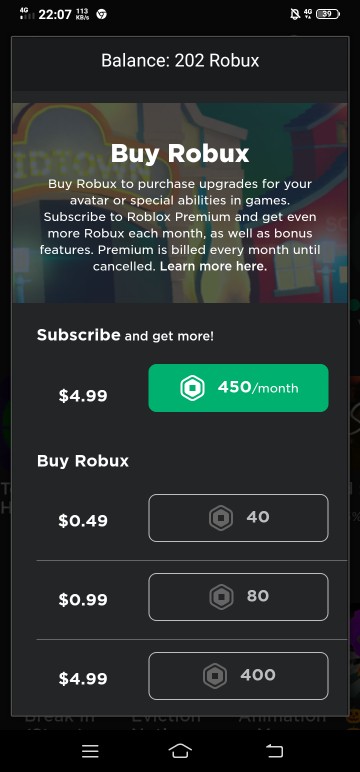 Cheapest 100 500 Roblox Robux Limited Time Shopee Malaysia - roblox robux package 500 robux shopee malaysia