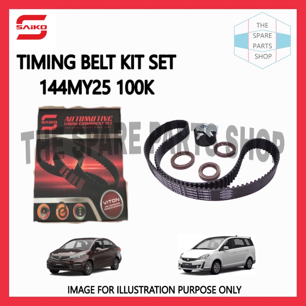 PROTON GEN2 PERSONA BLM EXORA CAMPRO TIMING BELT SET 100,000KM 144MY25