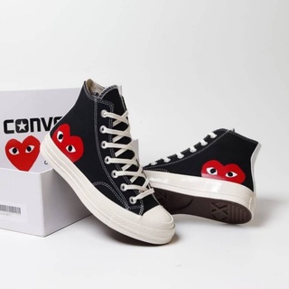 cdg shoes black