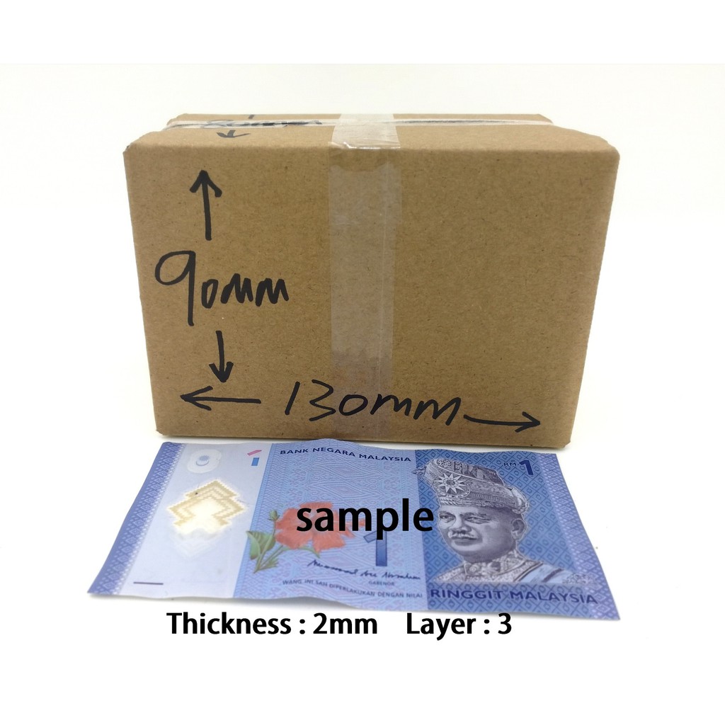 Kotak Murah 130 x 80 x 90mm 10pcs Packing Box Packaging Kotak Murah 130 x 80 x 90mm 10pcs Packing Box Packaging