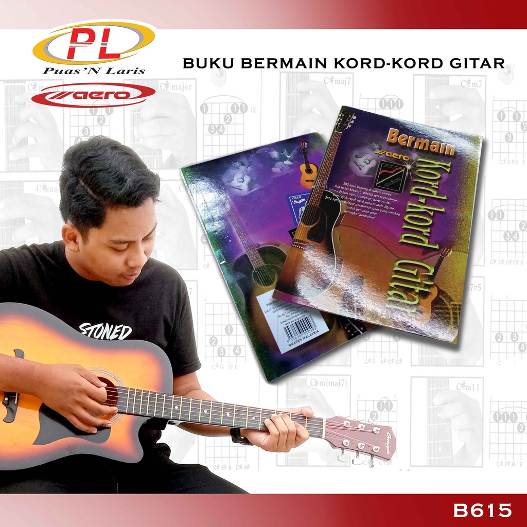 B615 Buku Bermain Kord Kord Gitar Malay Free 1 Guitar Pick Shopee Malaysia