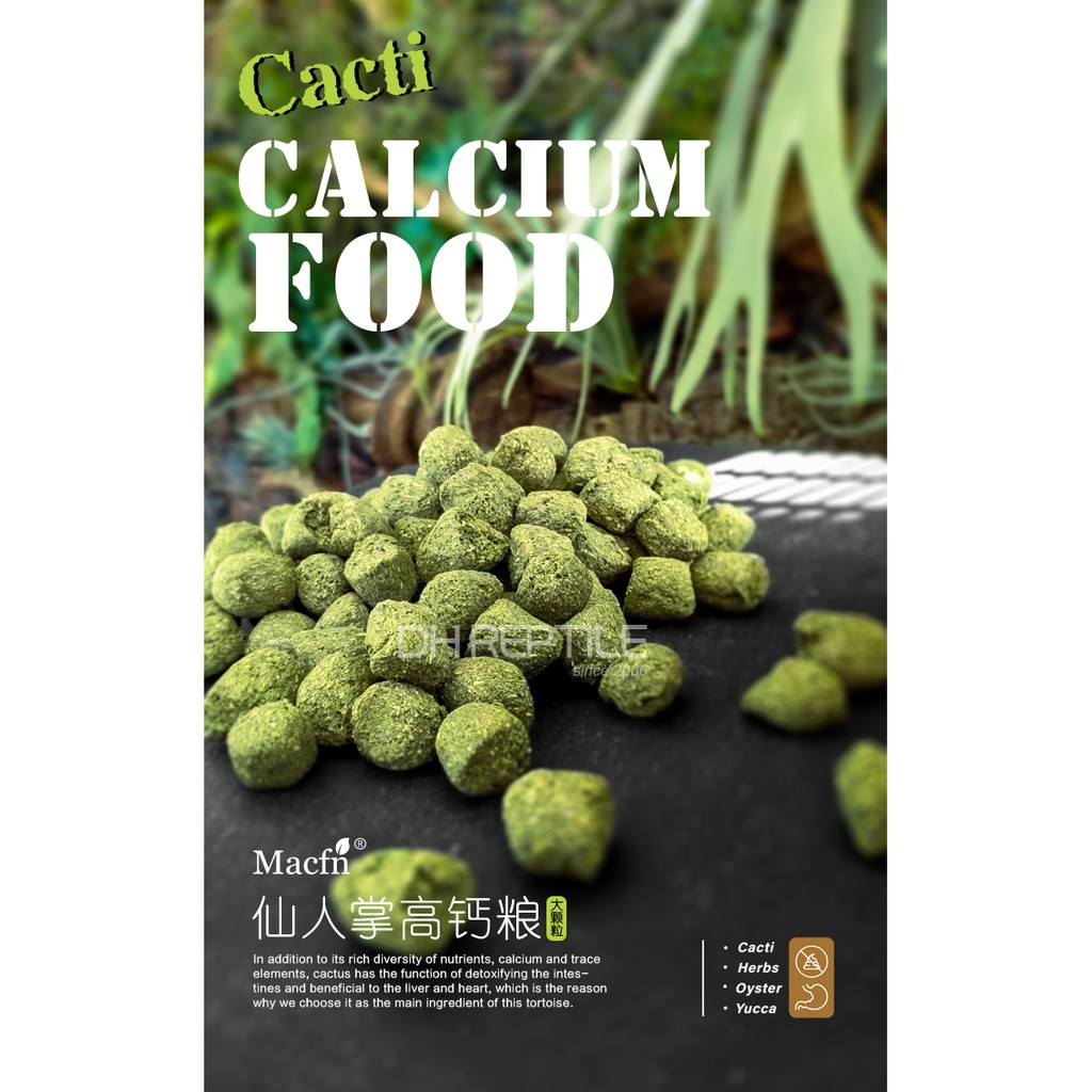QT Macfn Cacti Calcium Tortoise Food/Tortoise Diet/Sulcata/Star