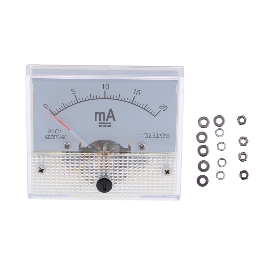 Details about   DC Ammeter Analog Panel Amplifier Meter Physical Education Current Meter 0 ~ 