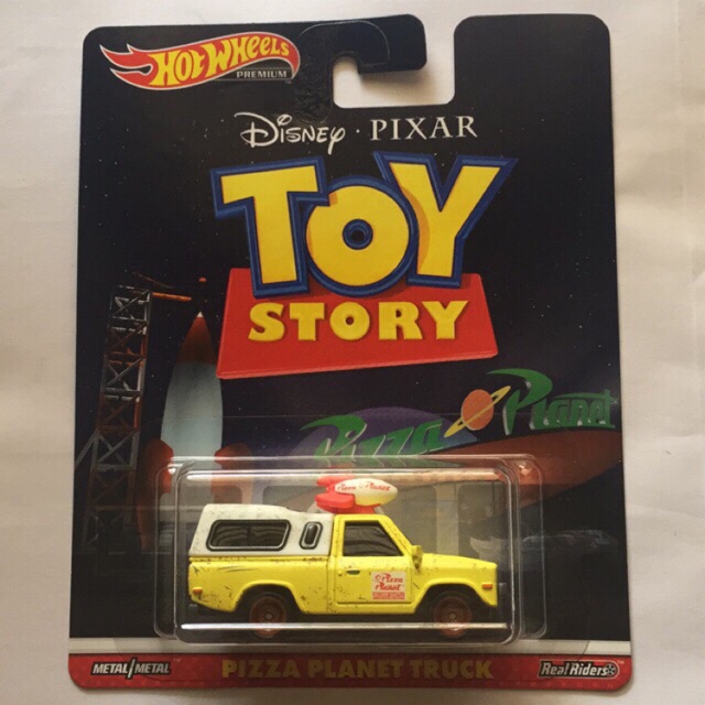 pizza planet hot wheels truck