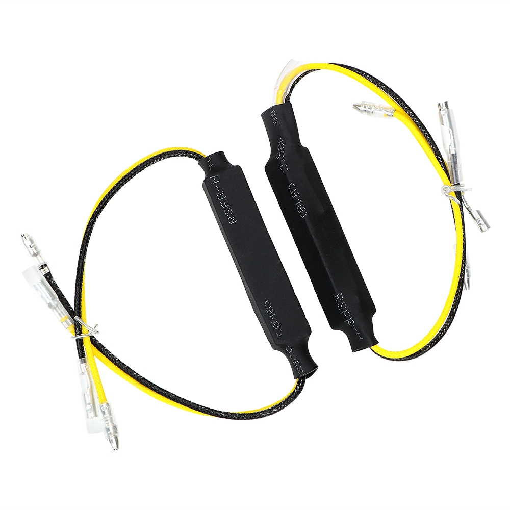 Quality Durable 2PCS Motorcycle LED Turn Signal Indicator Decoder Flasher Light Fault Elimination Decoding Load Resistor - Image 5