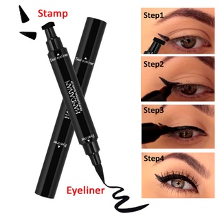 Eye Liner 2 In 1 Double Side Magic Eyeliner Seal Eyeliner Stamp Pen Eye Liner