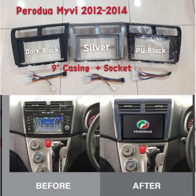 Myvi Hot Item Jx Perodua Myvi Lagi Best 2012 2014 9 Inch Android Player Casing Socket Shopee Malaysia