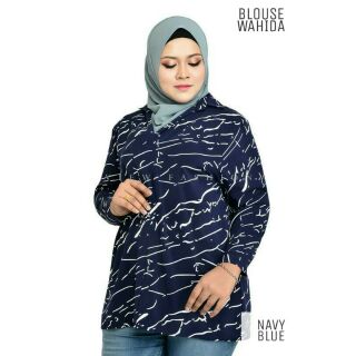  BLOUSE  WAHIDA SAIZ  BESAR  PLUS SIZE Shopee Malaysia