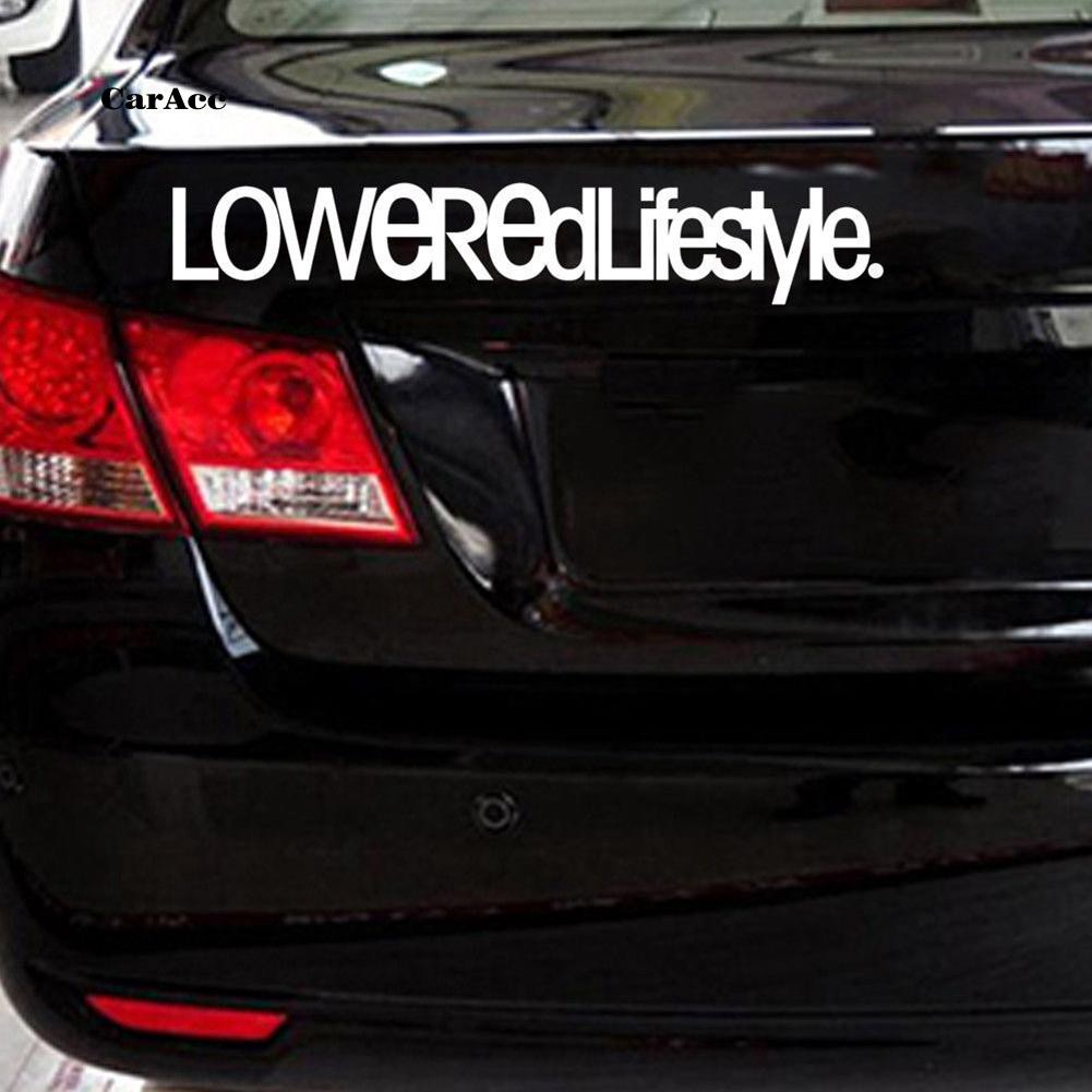 Lowered Lifestyle Decal