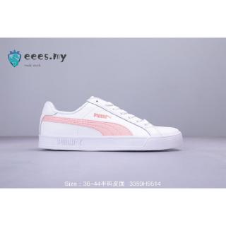 hot pink and white puma shoes
