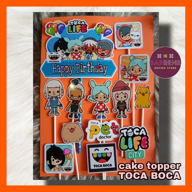TOCA BOCA CAKE TOPPER READY STOCK | Shopee Malaysia