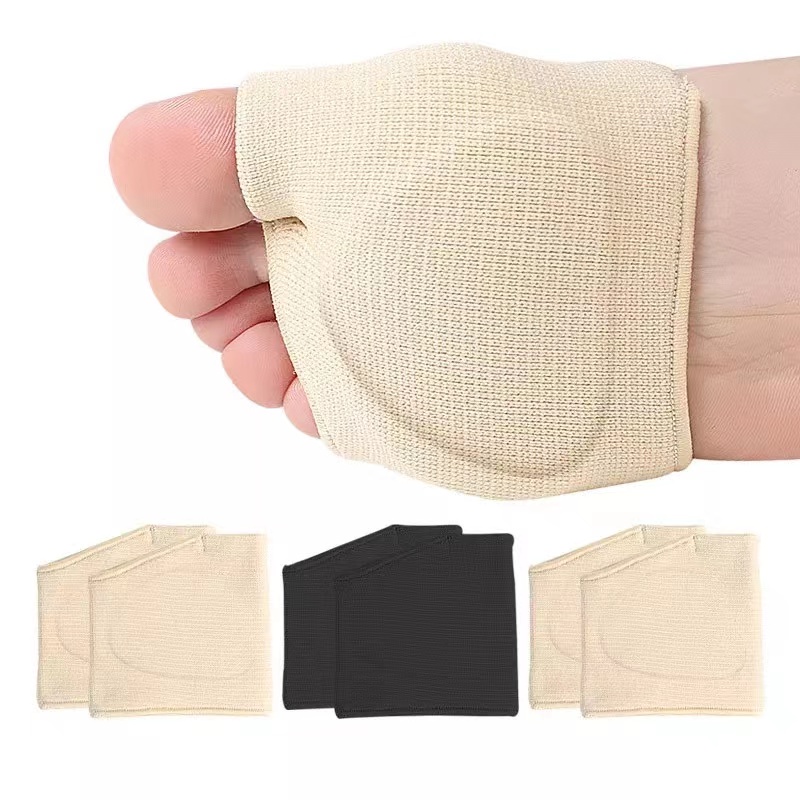 Gel Sleeve Painful Metatarsal Heads Forefoot Pads Support Metatarsalgia ...