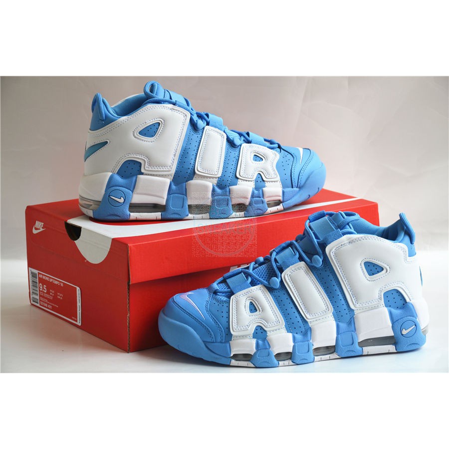 nike air uptempo light blue