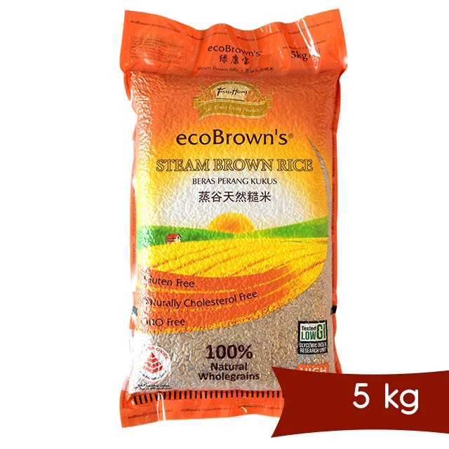 Ecobrowns Steam Brown Rice 5kg Shopee Malaysia