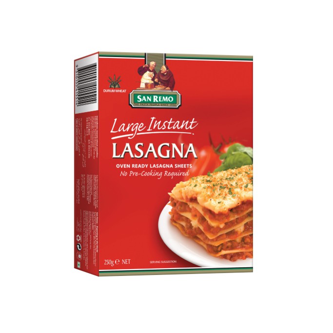 San Remo Large Sheet Lasagna (250g) | Shopee Malaysia