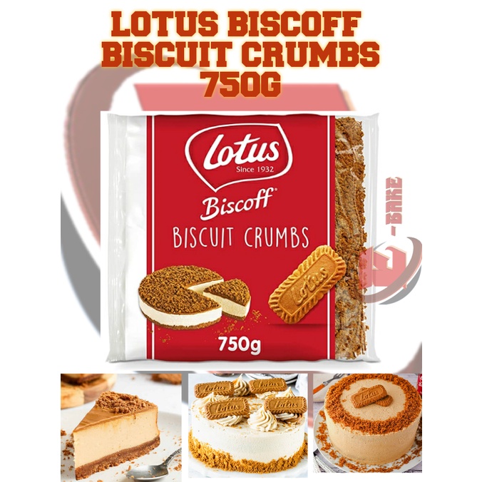 CRUMBS BISCUIT LOTUS BISCOFF 750G | BISKUT CRUMBS TERATAI 750G | HALAL