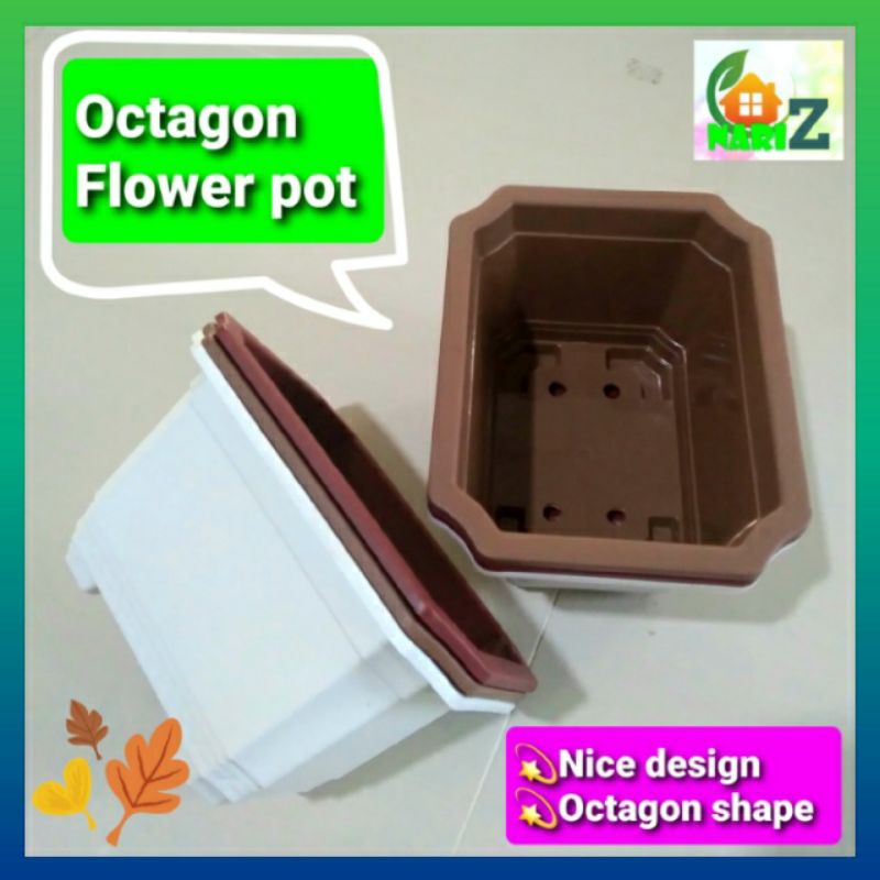 Buy Octagon Flower Pot Pasu Bersegi Seetracker Malaysia