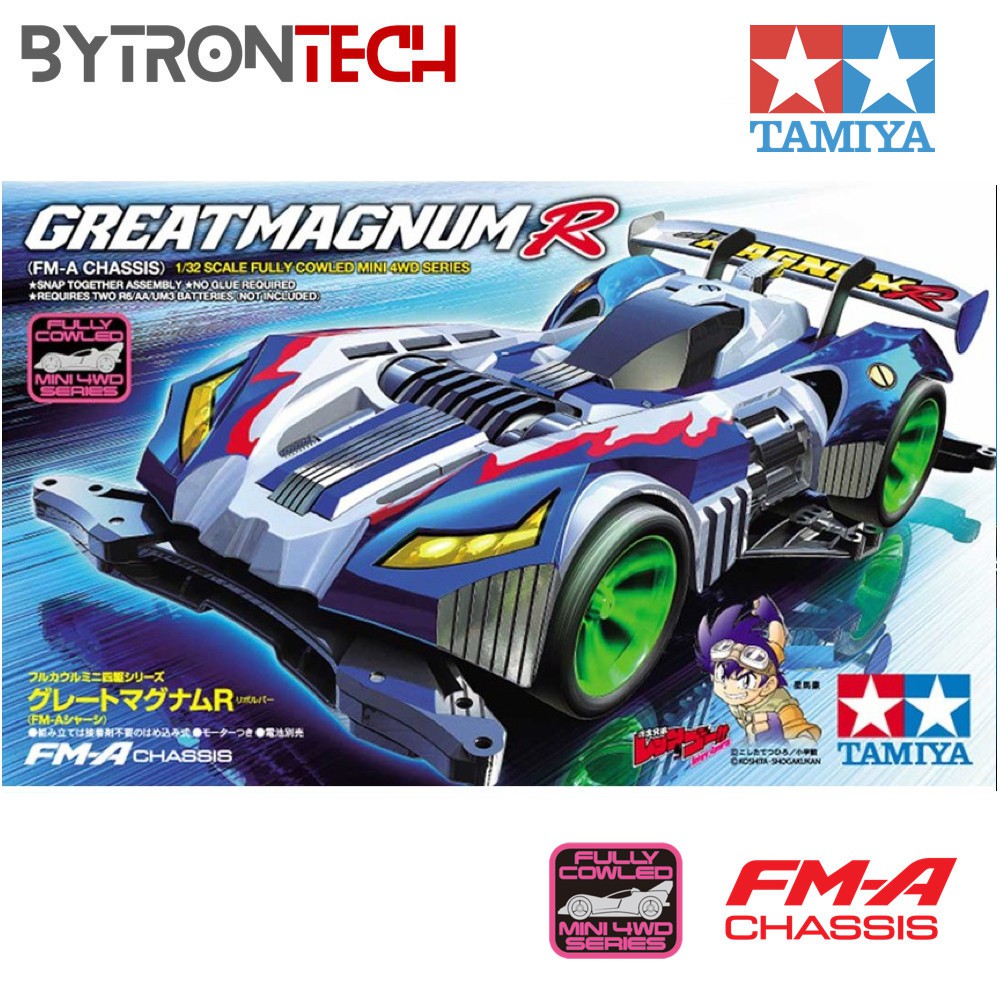 Tamiya Mini 4wd 1 32 Scale Great Magnum R Fm A Chassis Shopee Malaysia