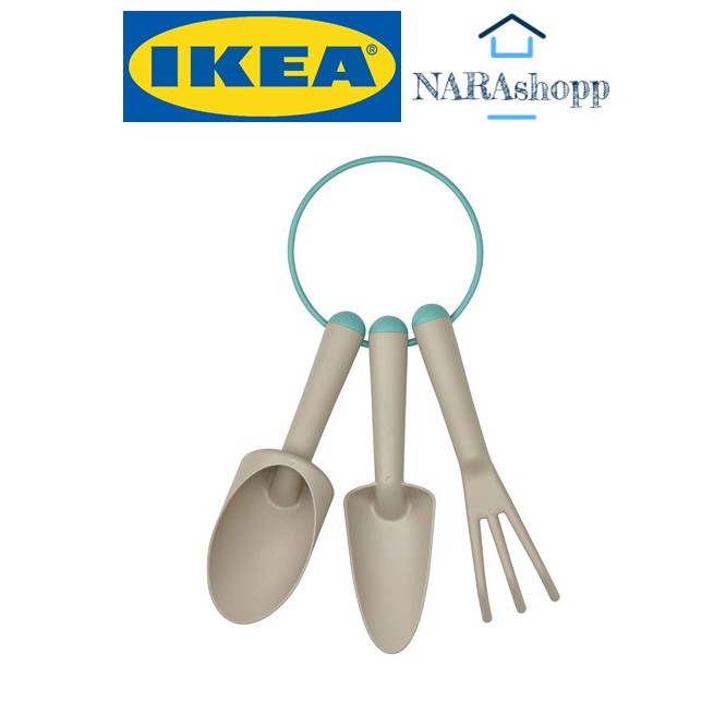 IKEA GRASMARO 3pcs Gardening Set indoor outdoor plants trowel / hand