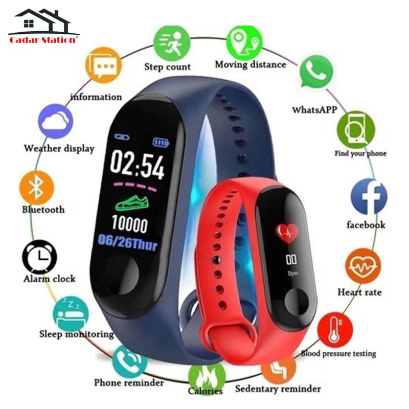 M3 Bluetooth Smart Watch Fitness 