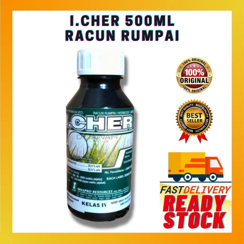 Racun Rumput Padi Burung Ekor Tebu Sambau I Cher 500ml Herbicide