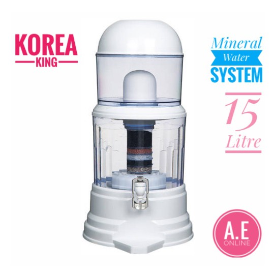 Korea King Mineral Water System Purifier KKMP15L (Pot 15L) Water Filter Mineral Pot Penapis Air