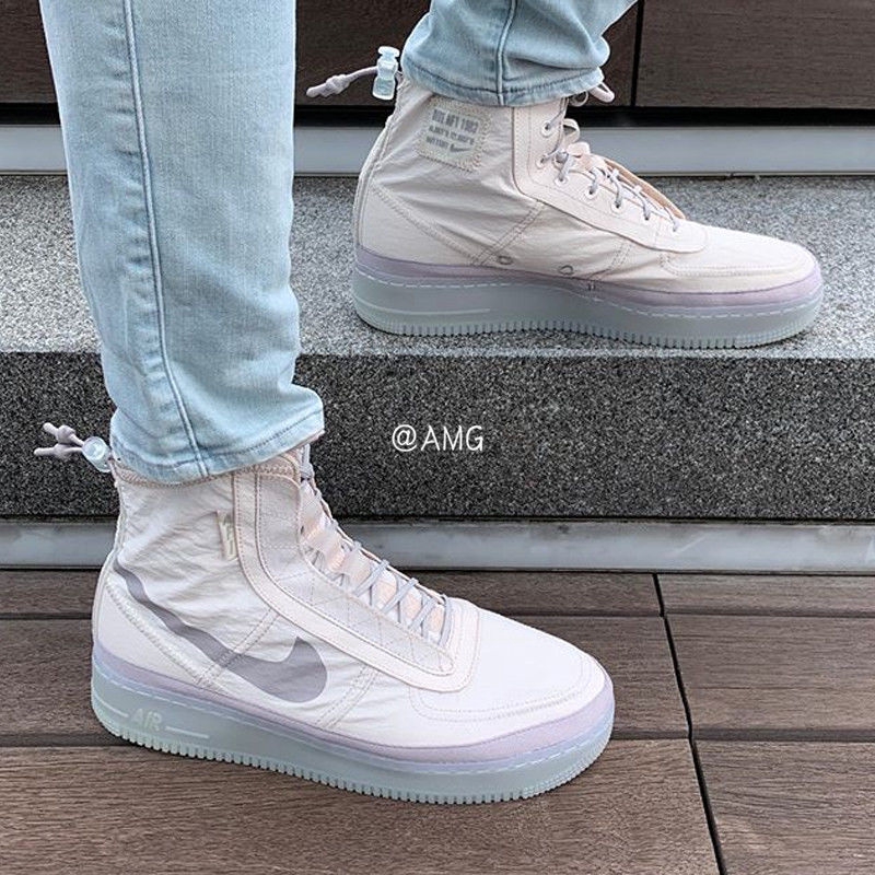 white air force boots