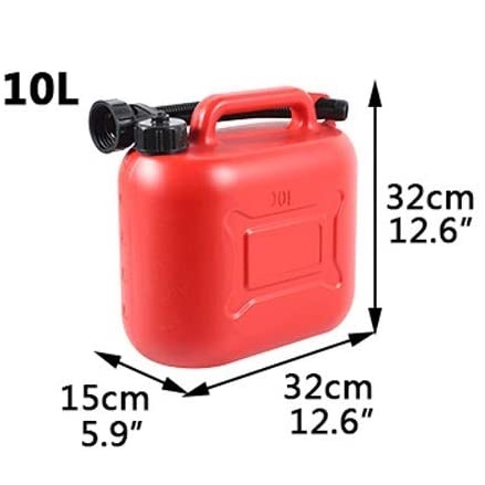 HDPE Jerrycan Petrol, Diesel, Water Fuel Tank Container Ultra Light Weight Jerry Can 5L/ 10L/ 20L