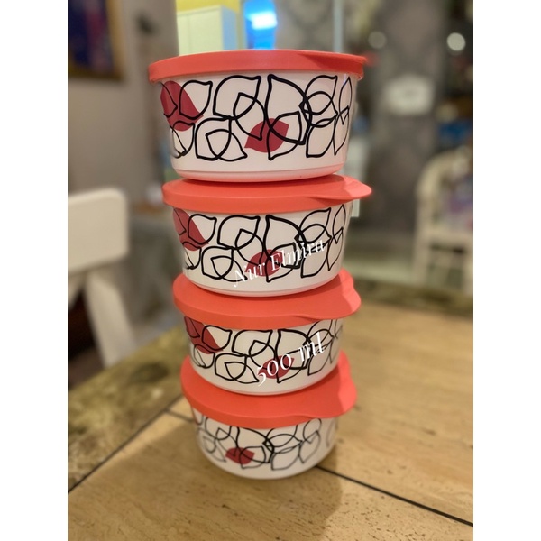 tupperware illumina bowl 550 ml(1 set 4 pcs) Shopee Malaysia