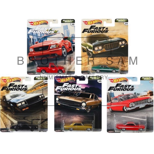 Ready Stock Hot Wheels Fast Furious Car Culture Wild Speed