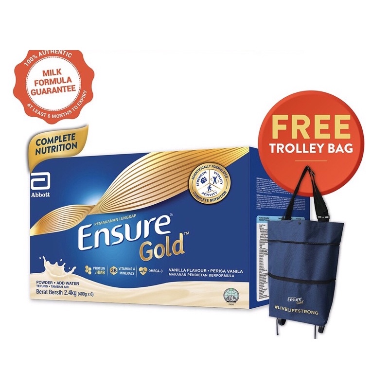 Ensure Gold Vanilla Flavour 2.4 Kg | Shopee Malaysia