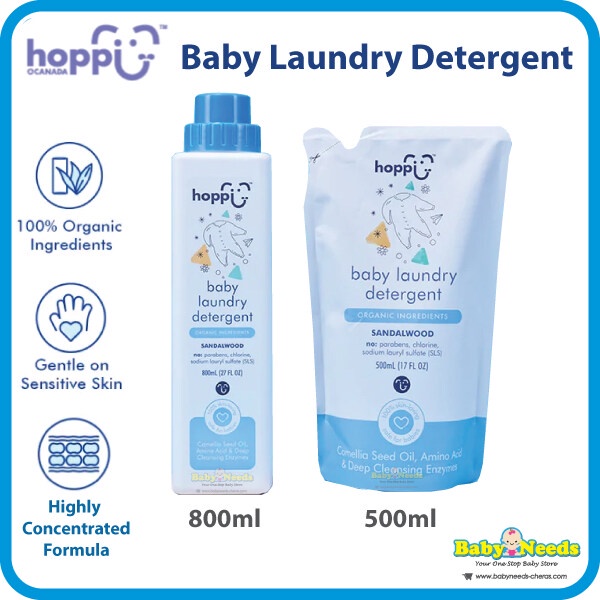 Hoppi Organic Baby Laundry Detergent 800ml/500ml Refill Shopee Malaysia