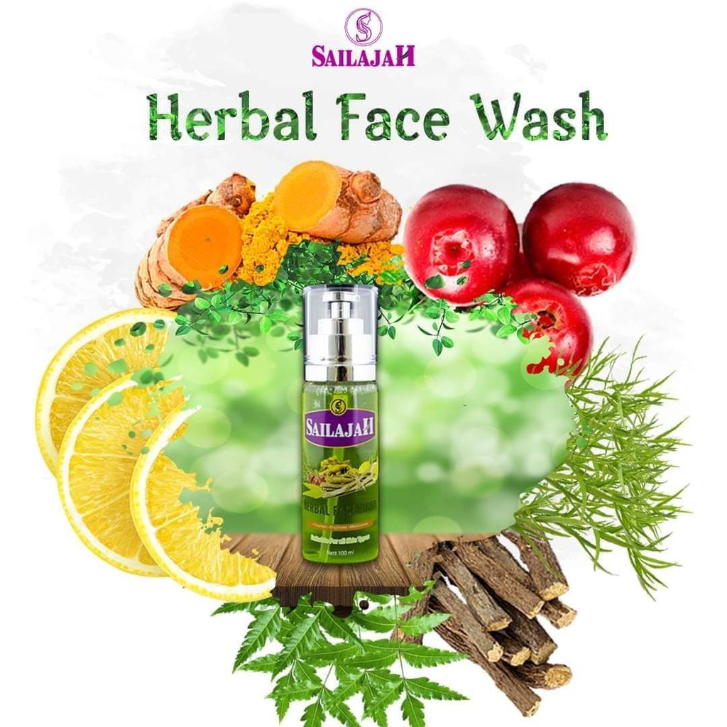 Sailajah Herbal Facial Wash Best Seller(Ready Stock) Shopee Malaysia