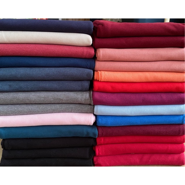  Kain  knit cotton polo  kain  berkolar 0 45 x 10 Shopee 