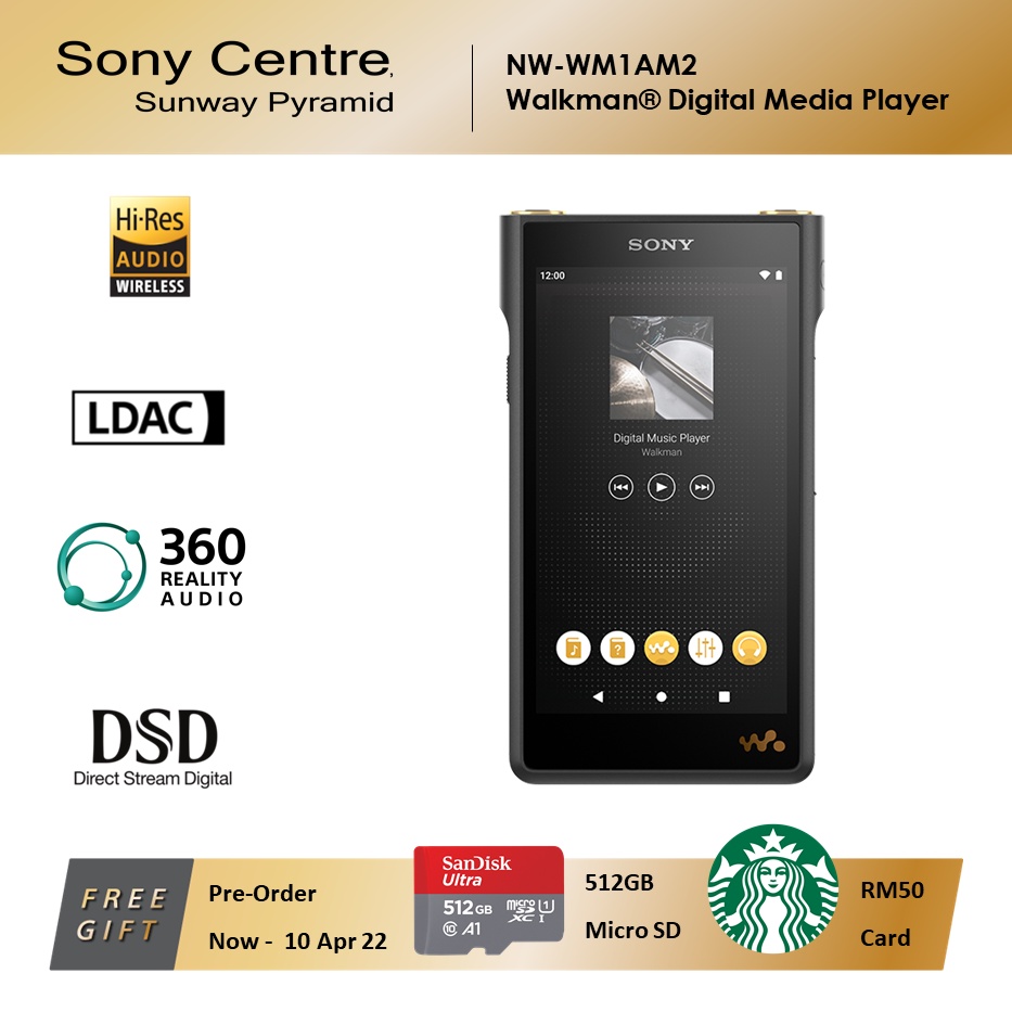 SONY NW-WM1AM2 Walkman® Digital Media Player