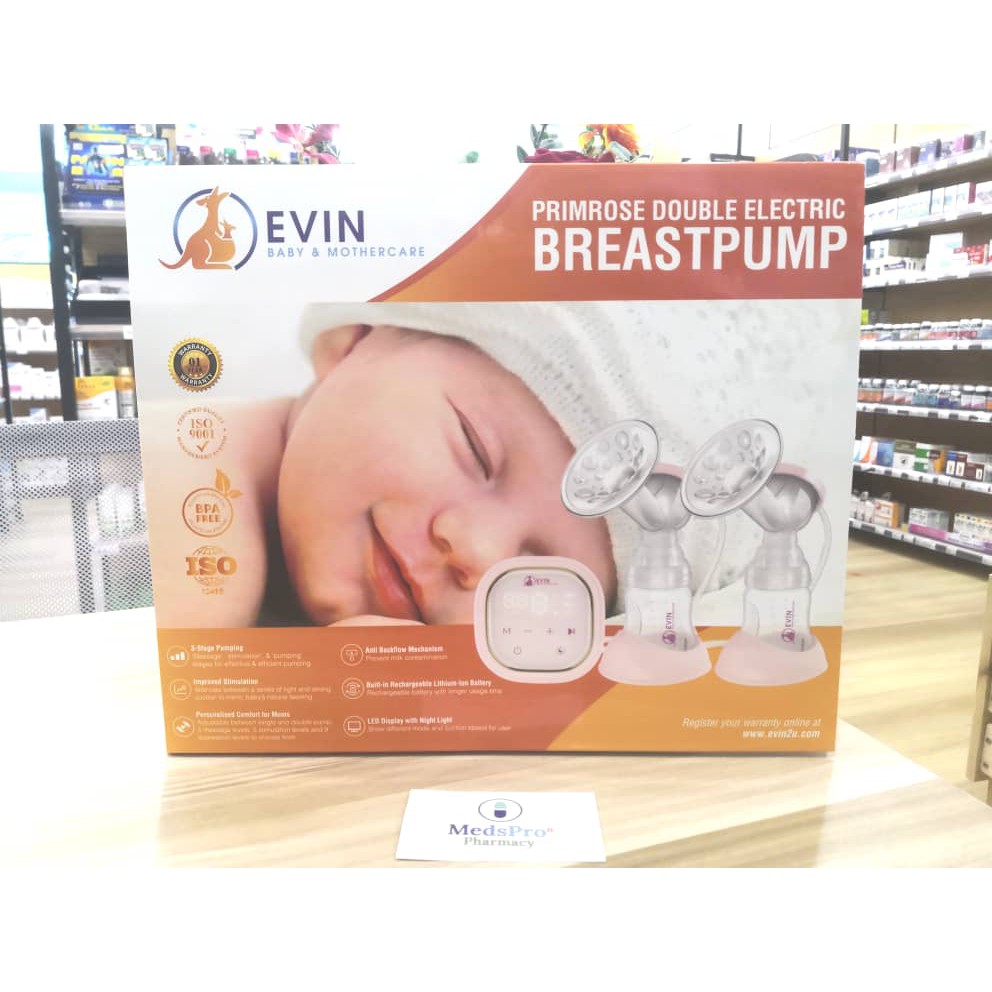 MedsPro EVIN Primrose Double Electric Breastpump Shopee Malaysia