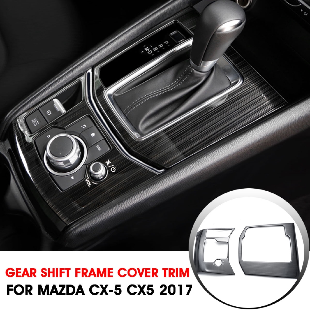 Car Interior Gear Shift Panel Frame Cover Trim Kit For Mazda Cx 5 Cx5 2017